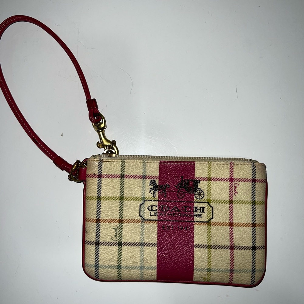 Colorful Coach Wristlet